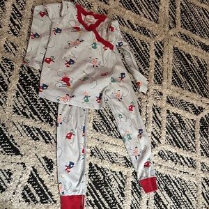 Hanna Andersson Kids Pajama Set with Red and Blue Accents